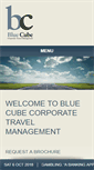 Mobile Screenshot of bluecubetravel.co.uk